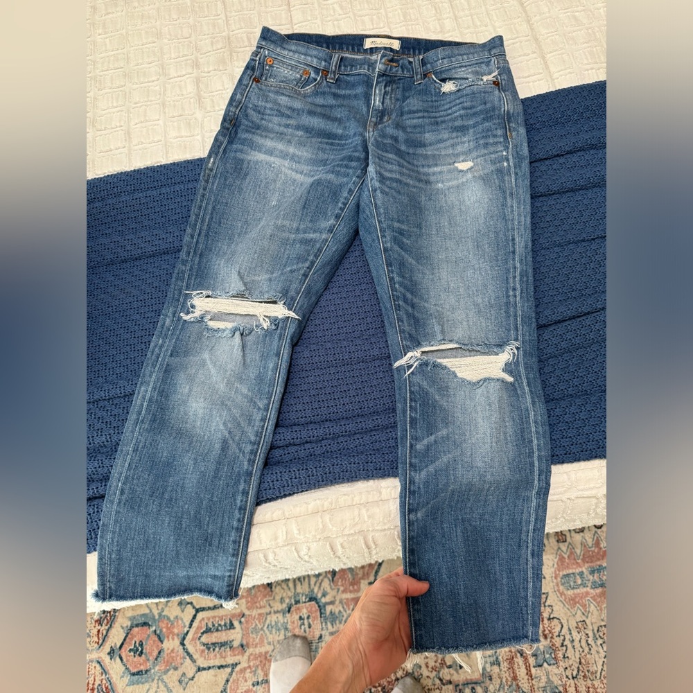 Madewell boyfriend Jean ankle length size 26